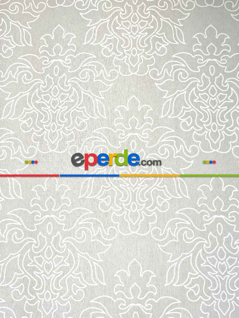 Transparan Desenli Güneşlik Stor Modern Perde