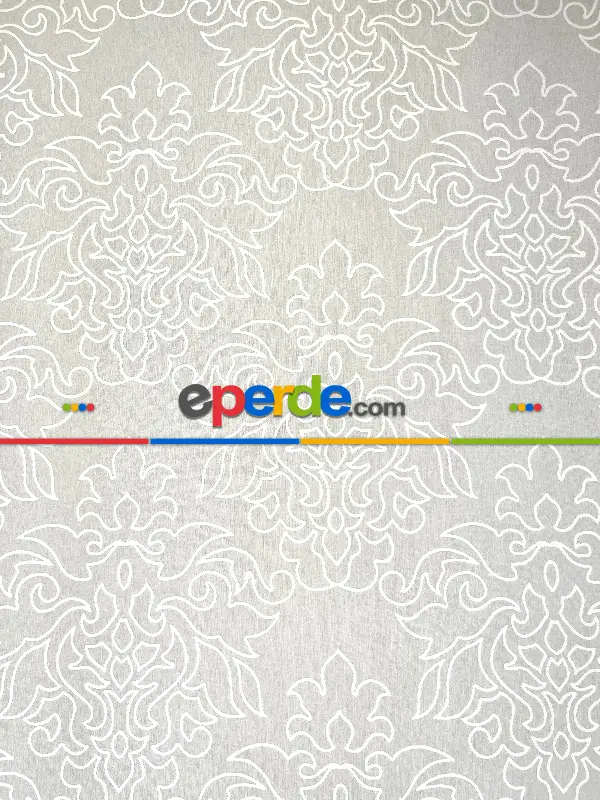 Transparan Desenli Güneşlik Stor Modern Perde