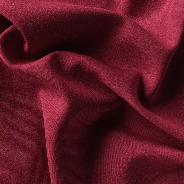 Kadife Dokulu Fon Perde Pilesiz Tek Kanat Bordo