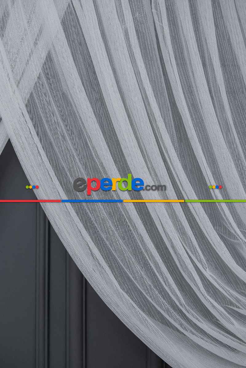 Tül Perde - Hafif File Tül - Örme Dokuma - Kruvaze Ve Düz Model Seçeneği