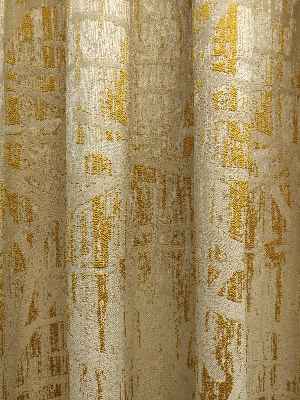 PatineDesenli Modern Desenli Jakarlı Fon Perde Yeni Seri 101- Bej-gri Açık-roze Gold