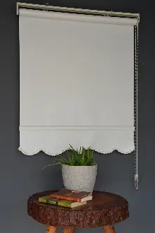 Halim Perdesan Sr-200 Ekru Renk Panama Serisi Mat Stor Perde