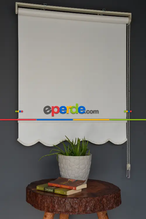 Halim Perdesan Sr-200 Ekru Renk Panama Serisi Mat Stor Perde