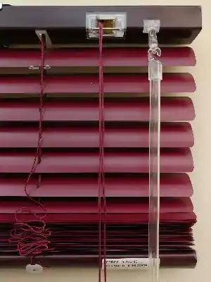 Bordo - Alüminyum Jaluzi Perde - 25mm Kalınlığında- Bordo