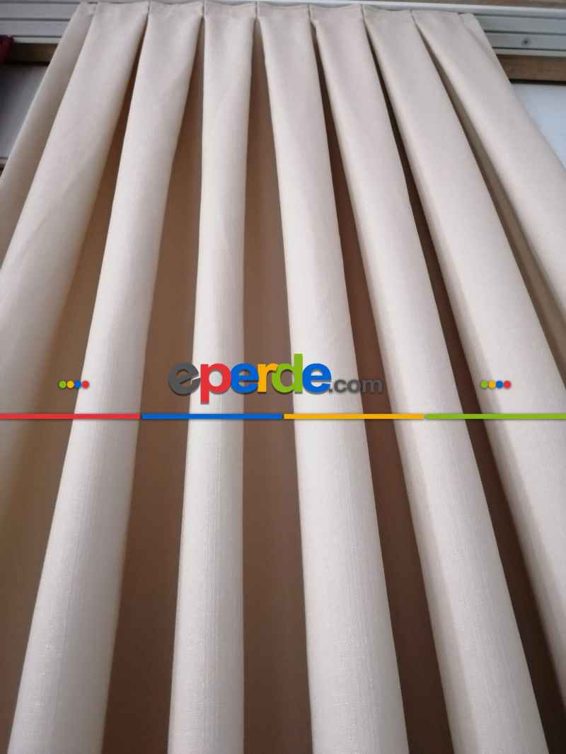 Milpa Keten Düz Fon Perde - 32 Renk Seçekli