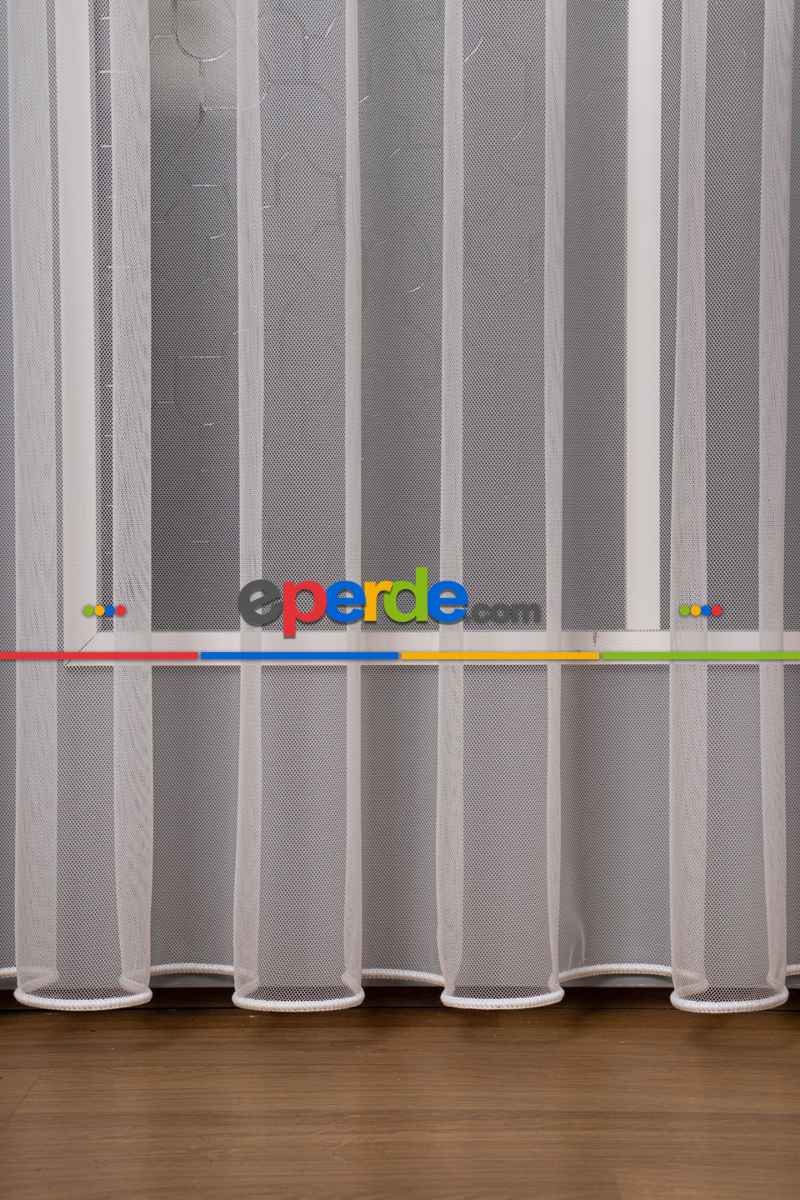 Yatak Odası - Ekru - Grek Düz Tül Perde