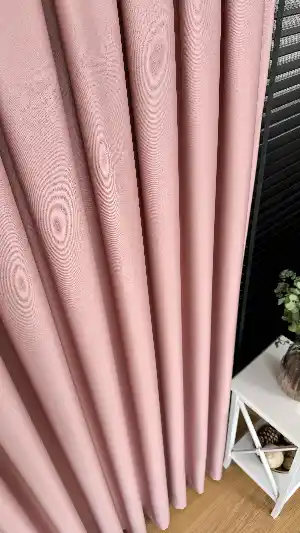 Yavru Ağzı Pembe Blackout - Karartma Fon Perde, Premium Kalite Serisidir, %90 Oranında Işığı Keser