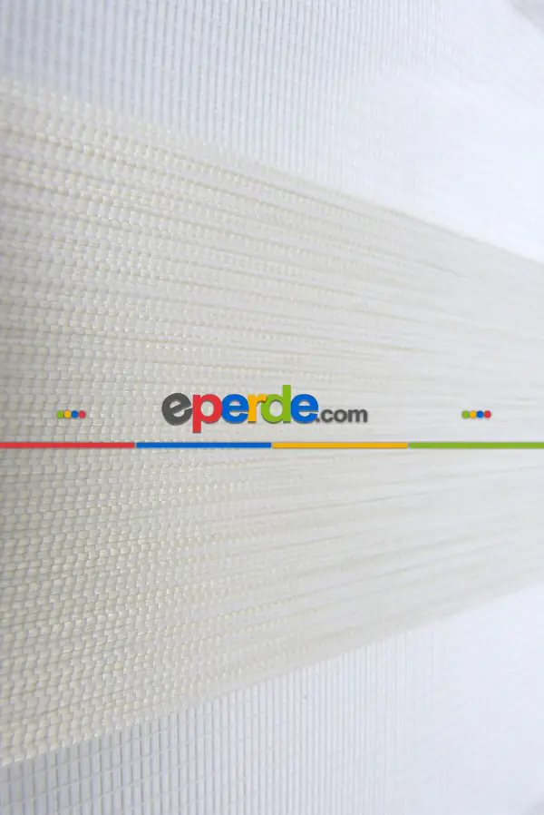 New Düz Zebra Perde- Krem Açık