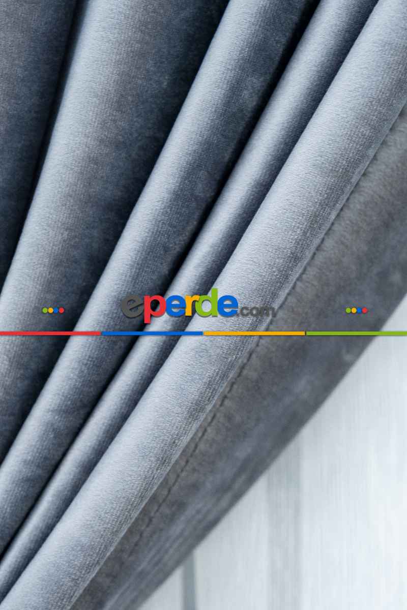 Yatak Odası Fon Orjinal Örme İpek Kadife (ithal)- Gri-füme-antrasit