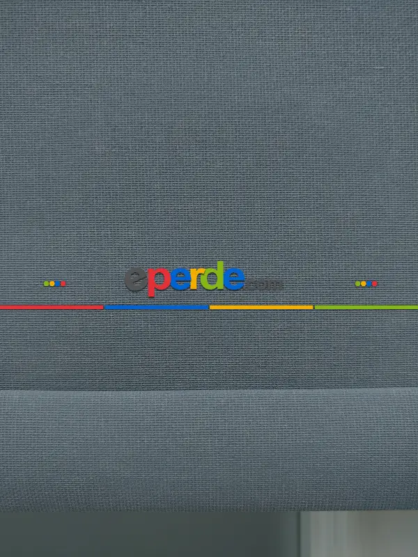 Yıkanabilir Pvc Mat Stor Perde - Gri 1. Kalite- Gri-Füme-Antrasit