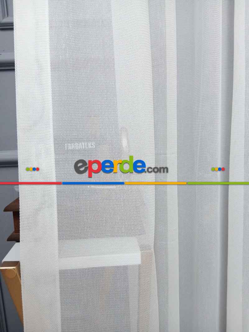 Yatak Odası - Exculusive Rana Ütü İstemez Kırışmaz Sade Tül Perde