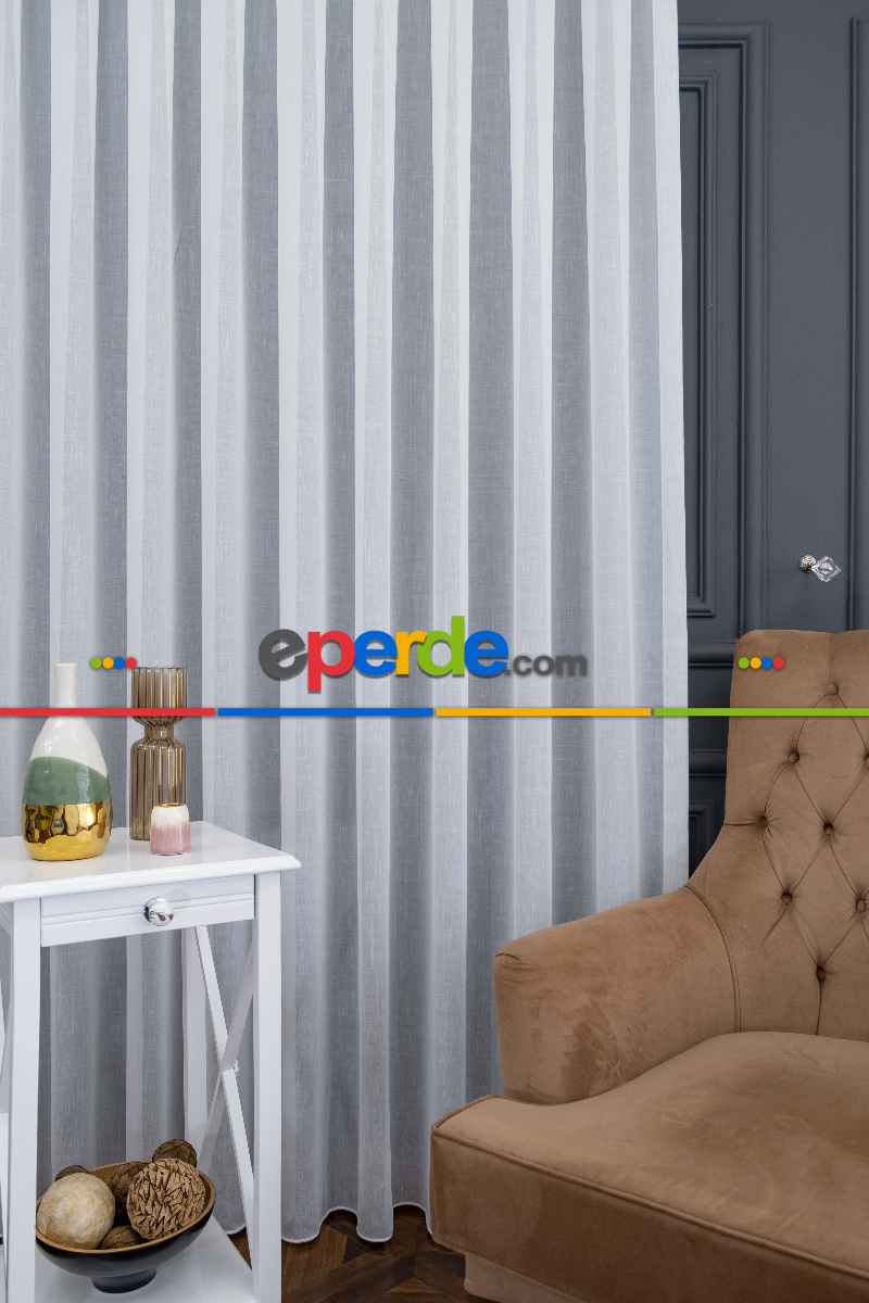 Beyaz Tül Keten Linen Tül Perde Ütü İstemez Kırışmaz Tül (düz Tül)