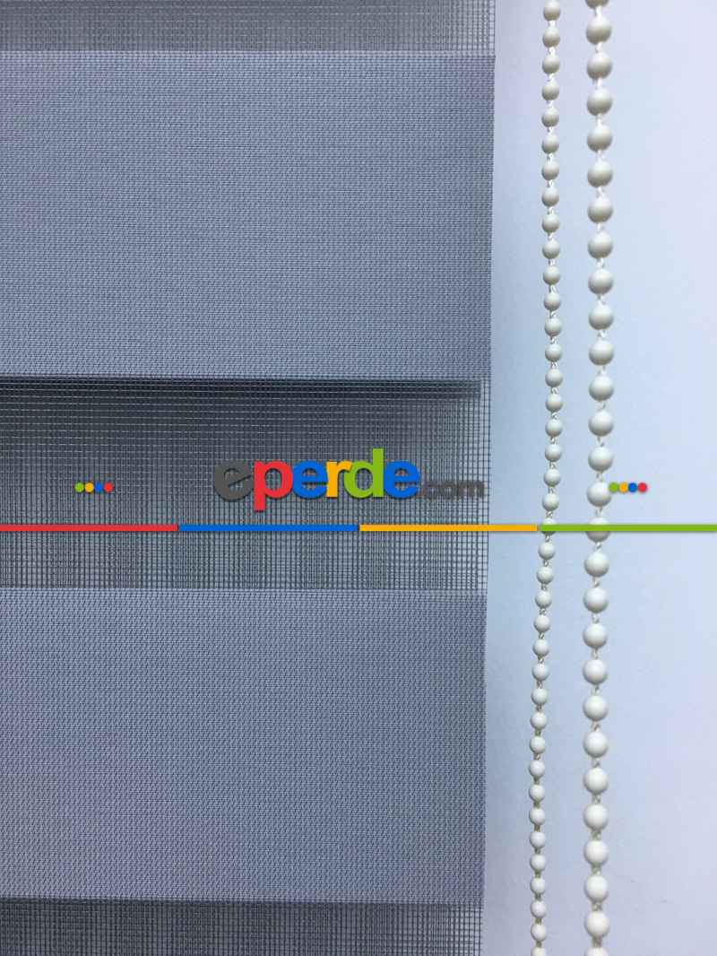 Mutfak - Zebra Perde - Düz Zebra Perde- Füme