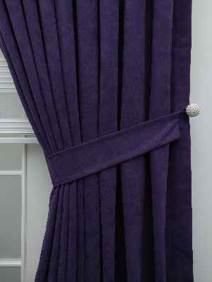 %25 İndirimli!!! Fon Perde - Mor Düz Fon Perde (fon Demiri Hediyeli)- Mor