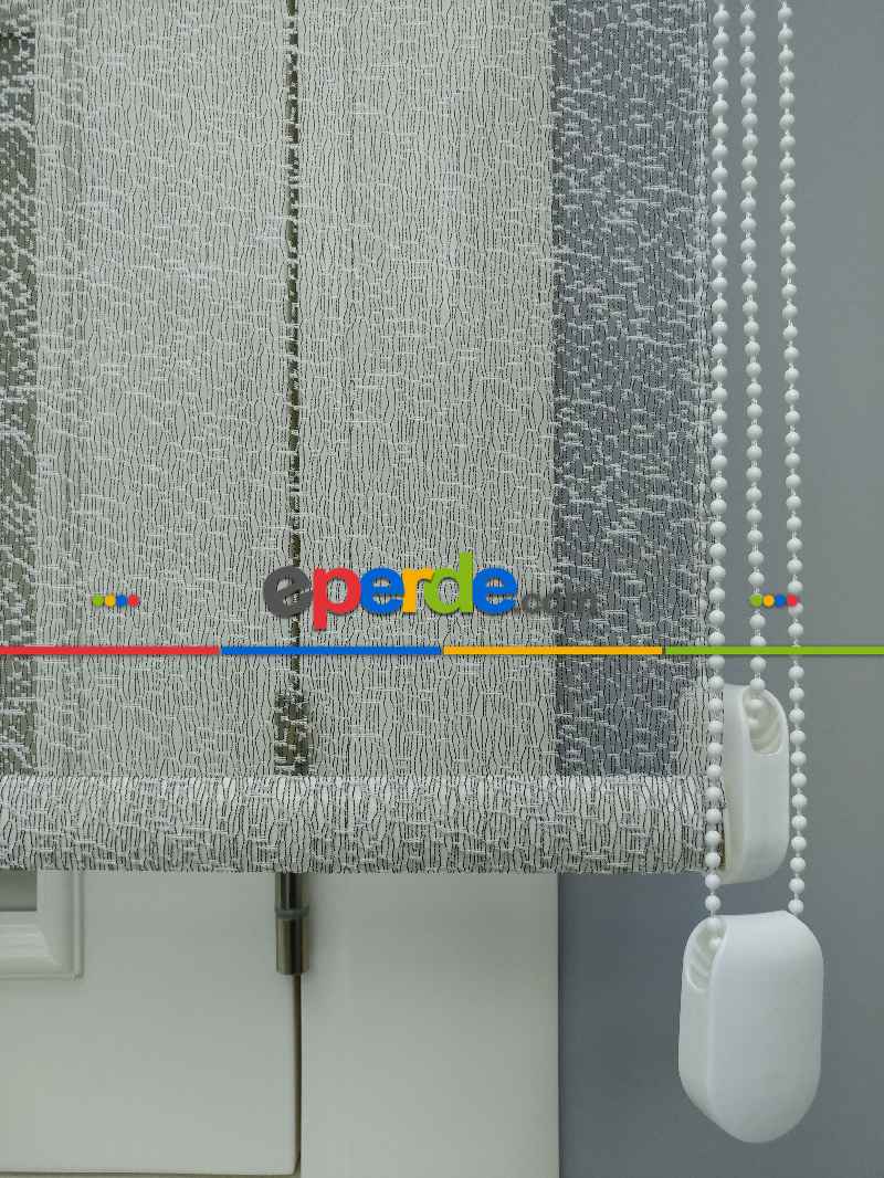 Çiftli Sistem Dantel Stor- Siyah-gri-füme-antrasit