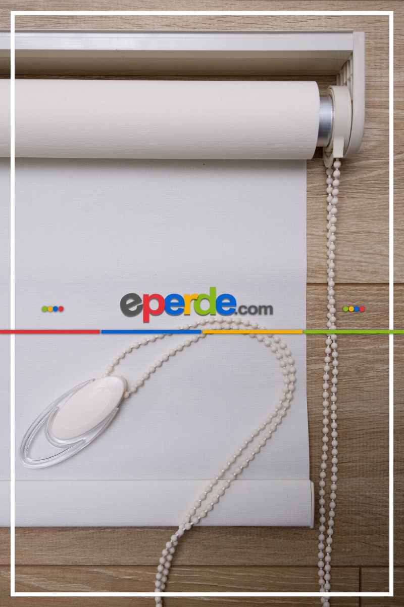 Kampanyalı - Ekru Mat Düz Stor Perde - Aluminyum Kasa - Kornişe Kolay Montaj Aparatlı - Matkap Tornavida Olmadan 30sn'de Montaj