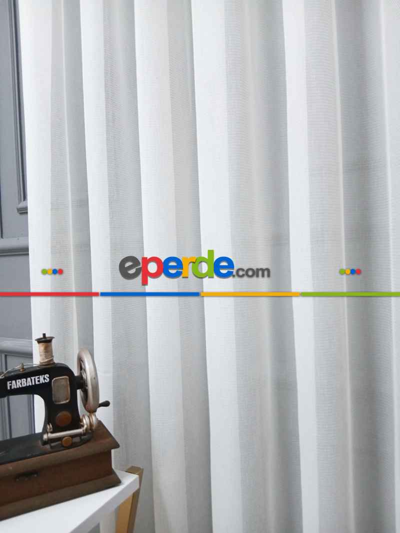 Yatak Odası - Exculusive Rana Ütü İstemez Kırışmaz Sade Tül Perde