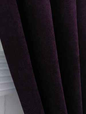 Mürdüm - Düz Fon Perde- Mürdüm