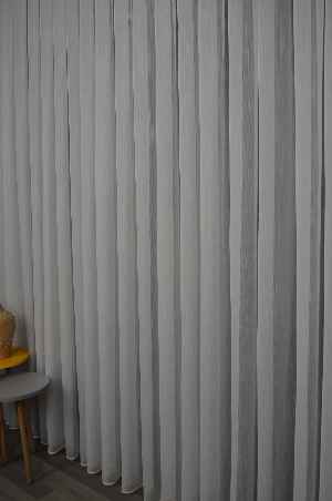 Tai Bambu Armür Tül Perde - Kurşunlu Tül