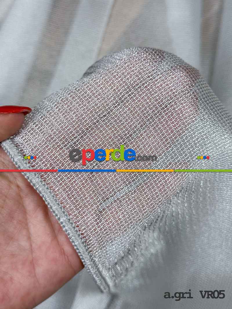 Yatak Odası - 6 Farklı Renk Tül Perde, Ağır Gramajlı Premium Seri, Kurşunlu Tül