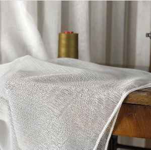 Keten 10 Zerafet! Dokuma Tül Örme Değil. Yerli Üretim Kalite!- Ekru