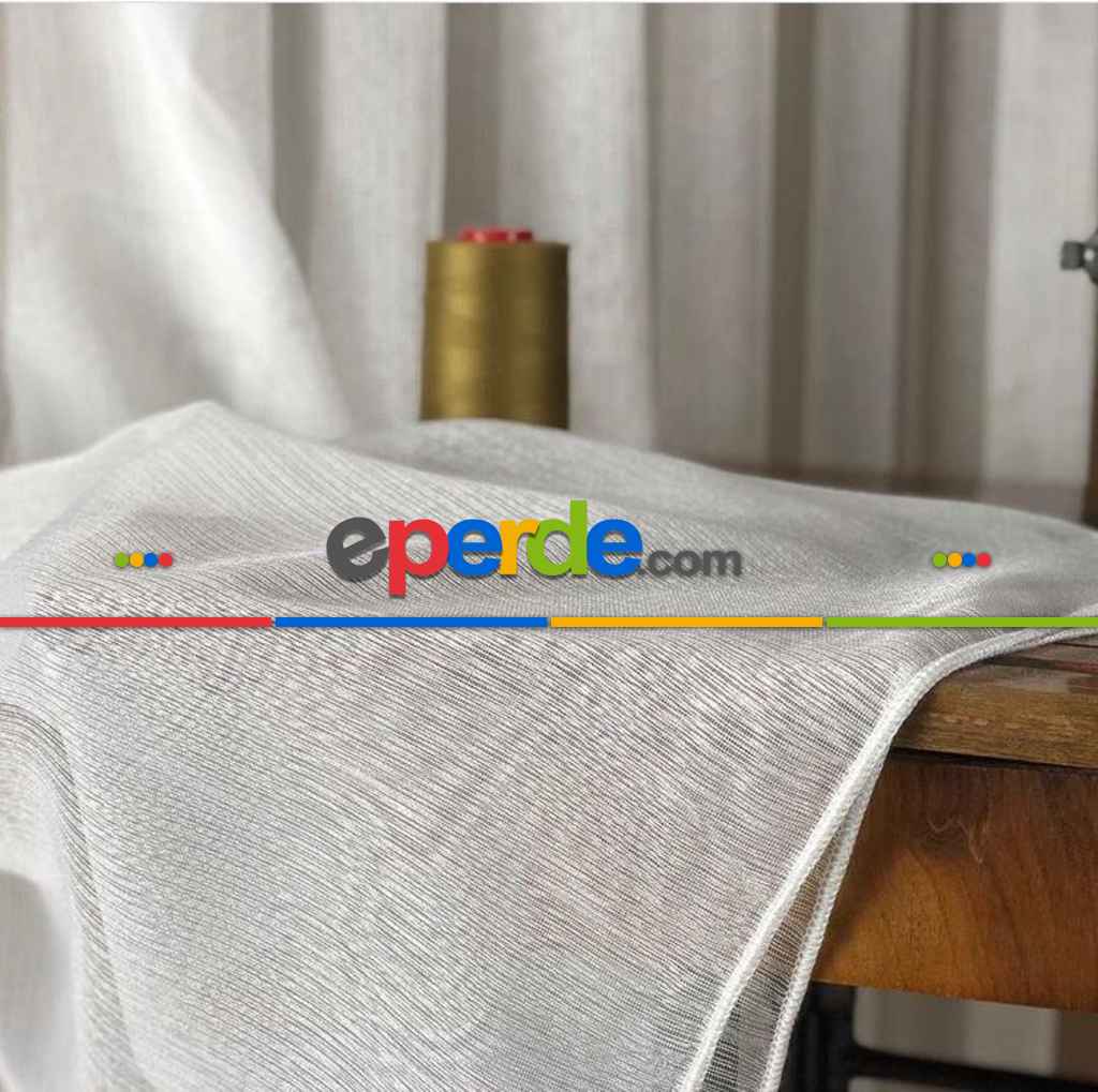 Keten 10 Zerafet! Dokuma Tül Örme Değil. Yerli Üretim Kalite!- Ekru