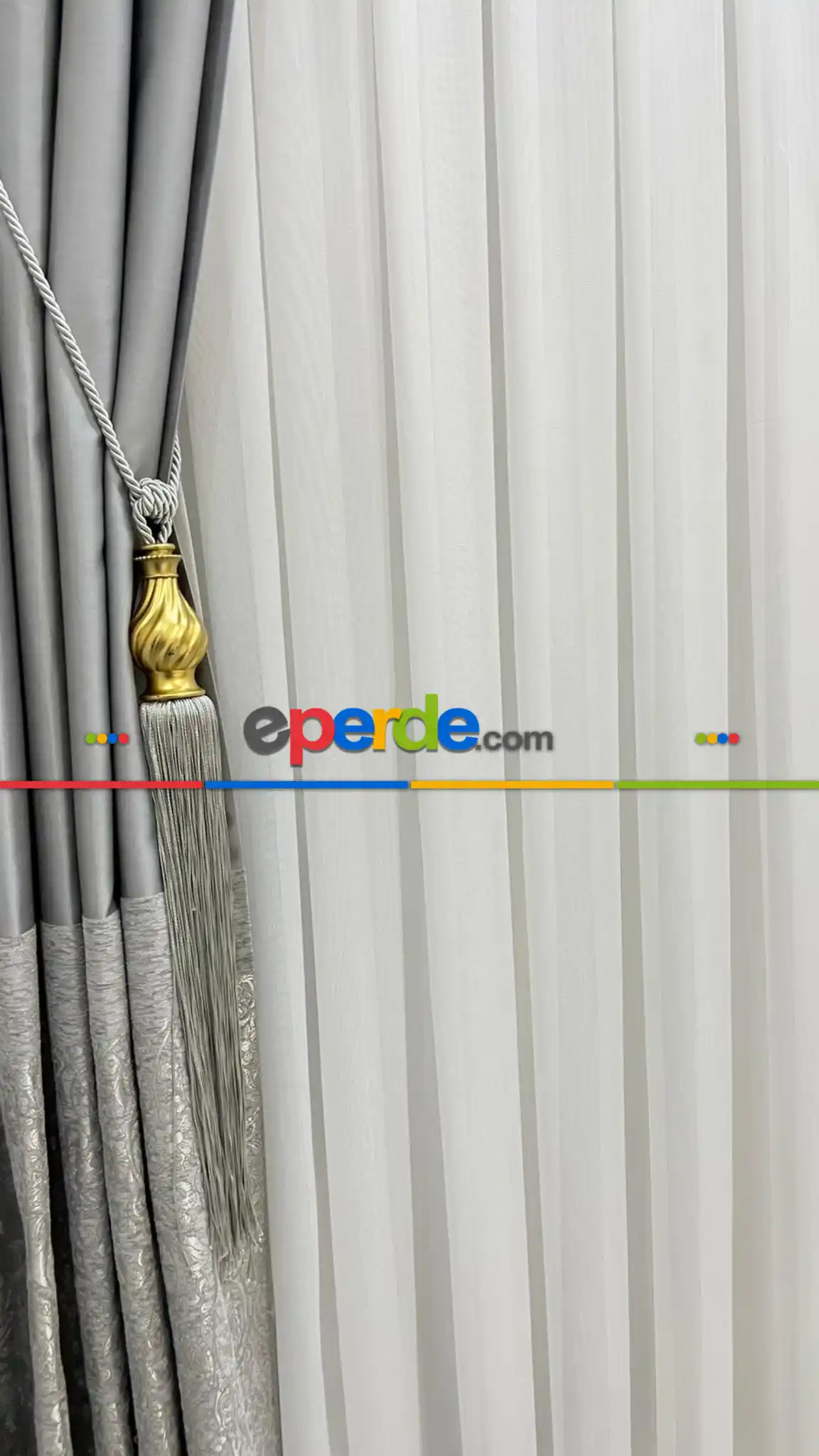 Zümrüt Bambu Ağır Gramajlı 1/3 Sık Kat Pileli Ütü İstemeyen Tül Perde