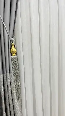 Zümrüt Bambu Ağır Gramajlı 1/3 Sık Kat Pileli Ütü İstemeyen Tül Perde