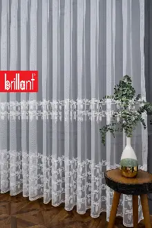 Yatak Odası - Brillant Fırça Desen Tül Genç Spor Tasarım Modern Tul