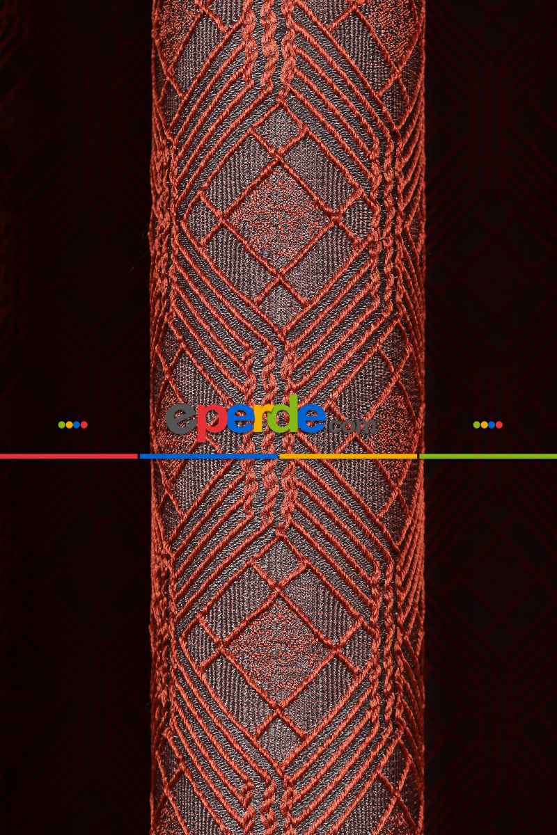 Salon Fon Perde - S Pile Dökümlü Jakar Dokuma Fon Perde