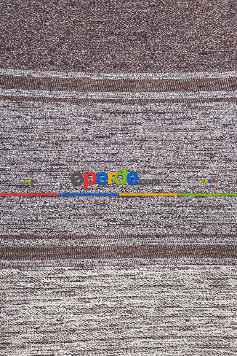 Yatak Odası Fon Perde - Füme - Gümüş Pano Fon Perde