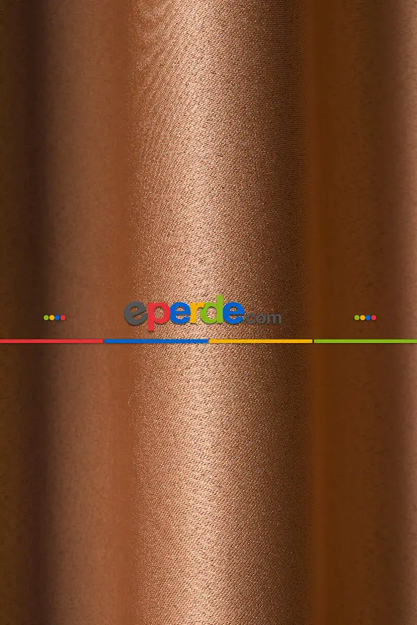 Yatak Odası Fon Perde - Caramel Blackaut Fon Perde 0 Işık Geçirmez