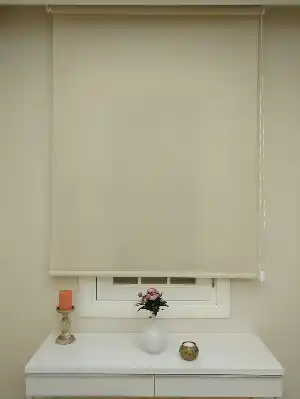 Screen Krem Perde- Beyaz-krem