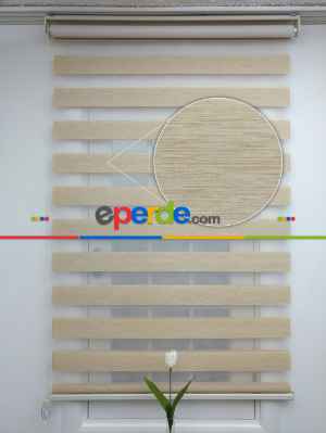 #üreticifirma %40 İndirimli!!! Sütlü Kahve Bej Bambu Zebra Perde Ozel Fiyat- Bej-açık Camel