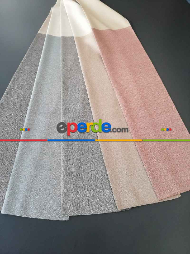 Haliç Keten Etek Pano Fon Perde - K.gri