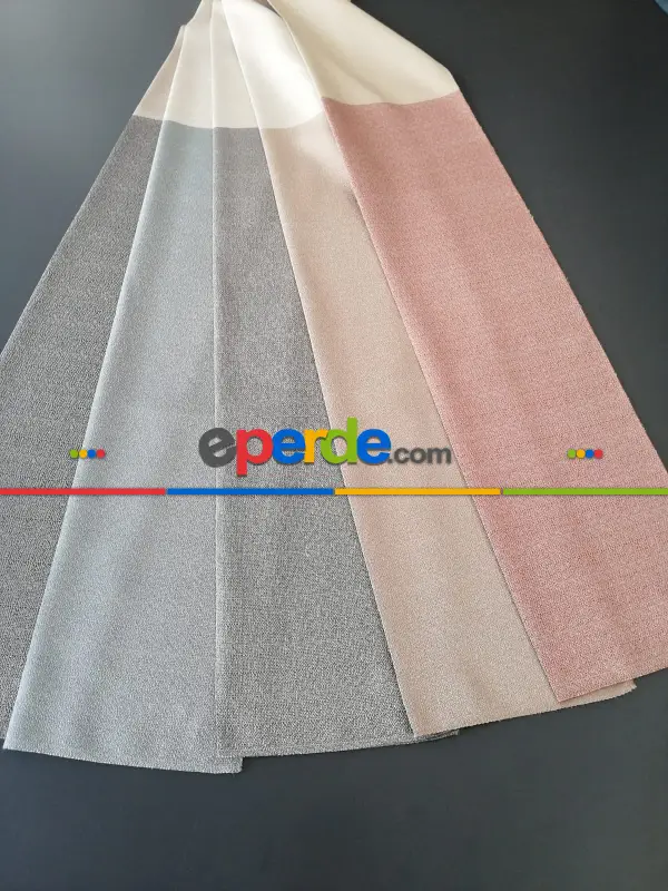 Haliç Keten Etek Pano Fon Perde - K.gri