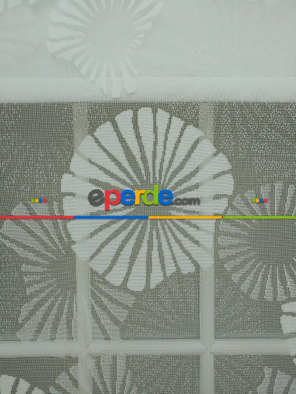 Çiftli Sistem Tül Ve Stor Perde- Krem Açık-ekru