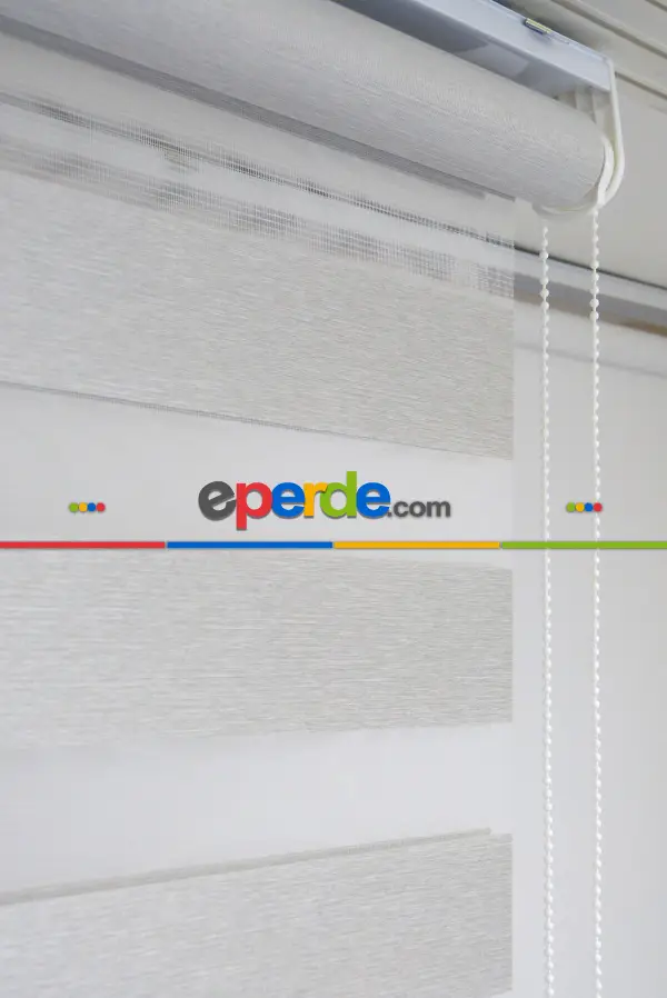 Salon Zebra - Gri Düz Zebra Zebra Perde- Gri-Füme-Antrasit