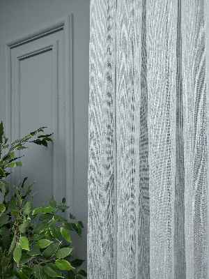 Beyaz Şantuk Düz Tül Perde 2022 Özel Seri Ütü İstemez!- Beyaz - Kurşunlu Tül