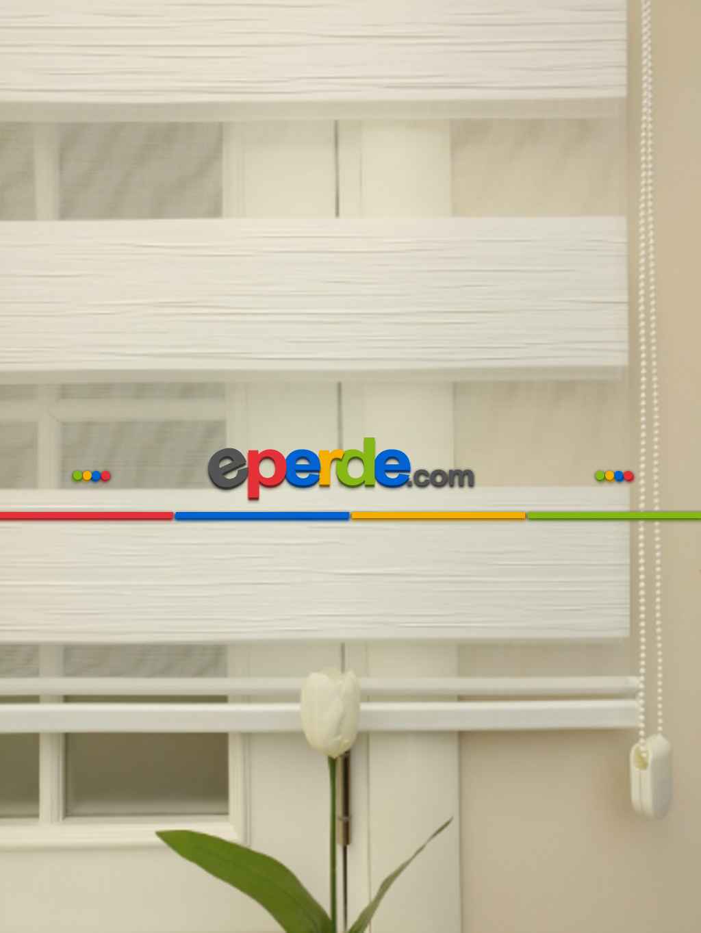 Zebra Perde -beyaz (yeni Sezon)- Beyaz