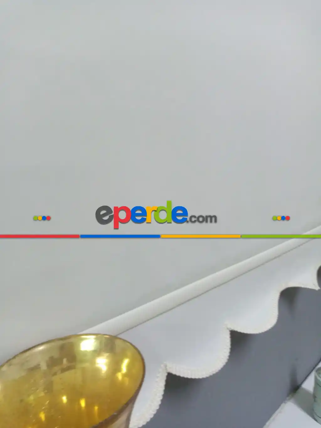 Salon - Stor Perde Leke Tutmaz Pvc Brillant Yıkanabilir A Kalite Ekru
