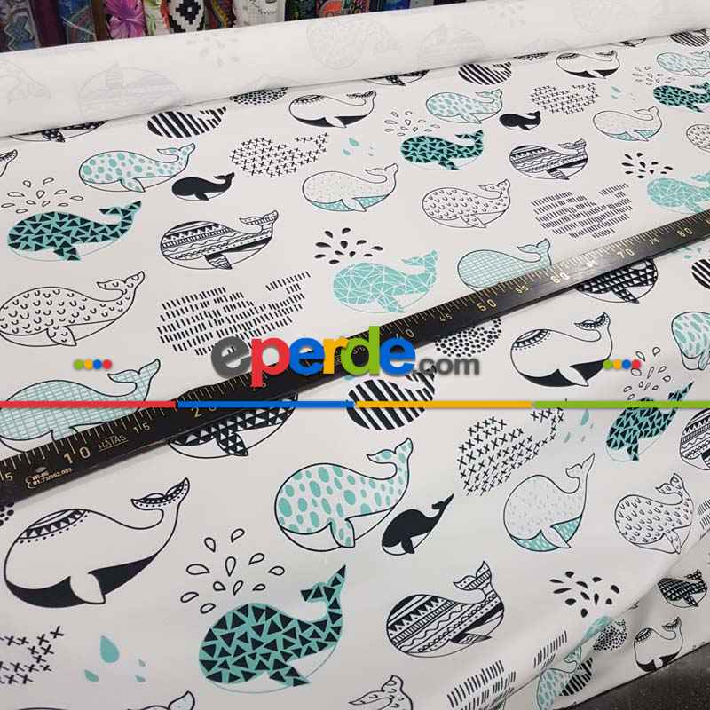 Çocuk Odası Fon Perde Evm430 _c - Kumaşı Kalındır Duck Bezi Değildir.- Siyah-Mavi-Beyaz-Çok Renkli