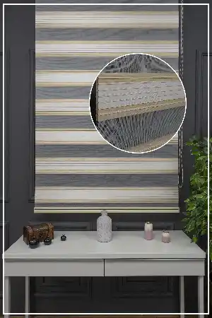 Bej Rengi Zebra Perde, Yüksek Kalite