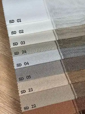 30cm'lik Brillant Akıllı Tül Perde Beyaz Renkli Tül Dikey Perde Düz 1. Kalite (11cm Alanda Çalışır)