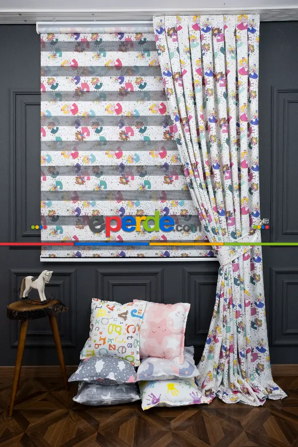 Trend Bebek - Çocuk - Genç Odası Fon Perde Modelleri 2025 (sınırsız En Ölçüsü )- Turkuaz-haki-mürdüm-fuşya-kahve-hardal