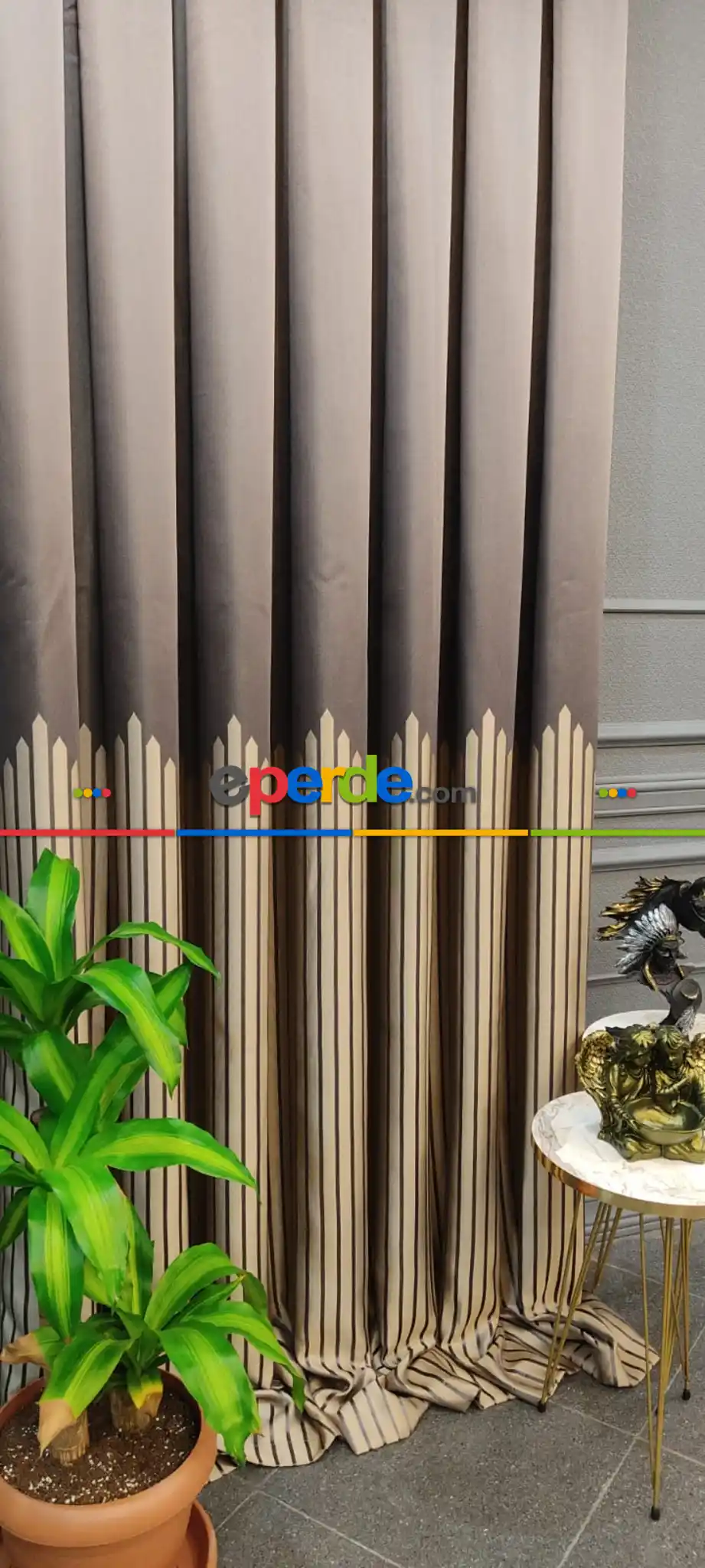 Salon Fon Perde - Pano Dokuma Fon Perde, Adet Fiyatıdır, İstediğiniz Boy Ölçüsünde Dikilir, Eni 50 İla 100cm Arası Seçenekler, Sık Piledir 50cm X 1cm 