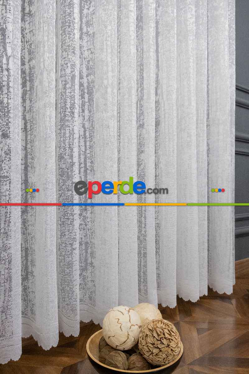 Fransız Dantel Tül Perde - Yüksek Kalite Bt 1771