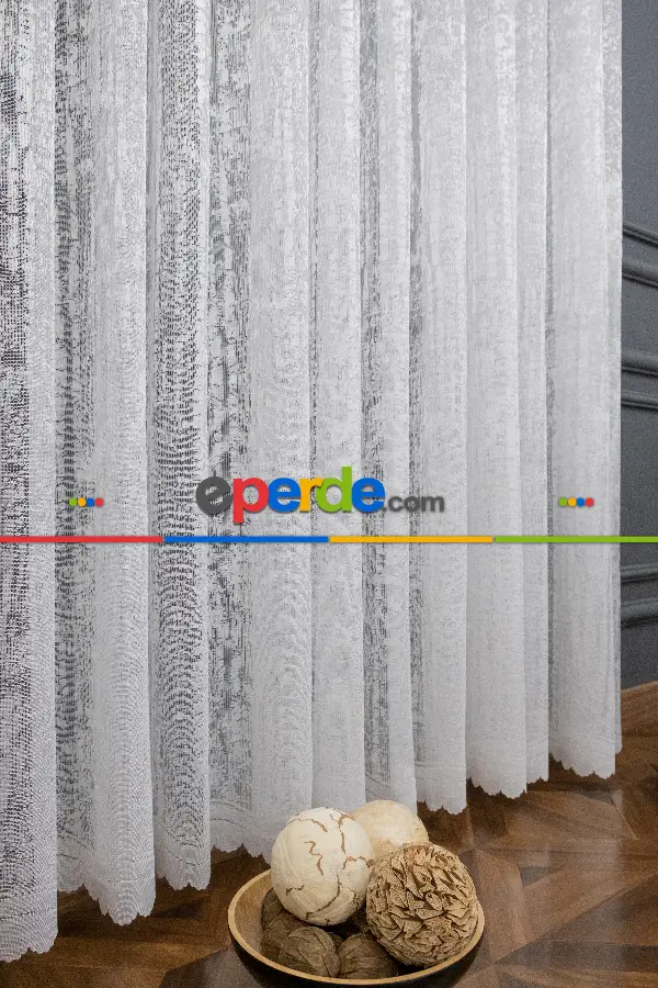 Fransız Dantel Tül Perde - Yüksek Kalite Bt 1771