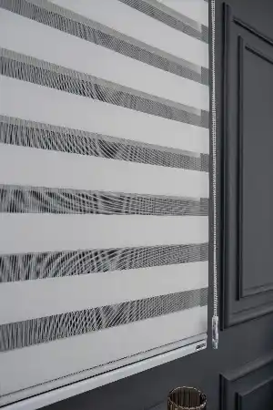 Yüksek Kalite Alüminyum Malzeme, Ekru Renk Zebra