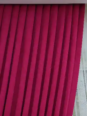 Fuşya Düz Sade Fon Perde (  Dökümlü Fon )- Fuşya